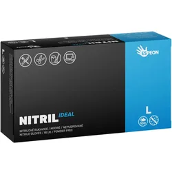 Espeon Nitril Ideal Blue Handschuhe aus Nitril puderfrei Größe L 100 St.