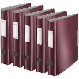Leitz Active Style DIN A4 65 mm Granat Rot 5 St.