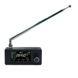 HOHOVYVY SI4732 Mini Radioempfänger Tragbar Mit Teleskopantenne 0.5-108MHz HF/SW/Für MW/VHF Unterstützung LSB USB AM FM
