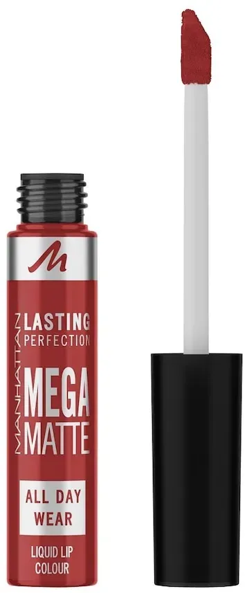 Manhattan Mega Matte Liquid Lipstick Lippenstifte 6 ml Nr. 500 - Red-Y for Broadway 