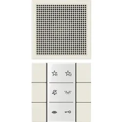 Jung SIAILS6W Audio-Innenstation, Serie LS, weiß