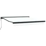 vidaXL Einziehbare Markise 350 x 250 cm weiß