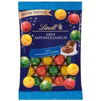 Lindt Mini Kugeln aus feiner Alpenvollmilchschokolade 100g 3er Pack