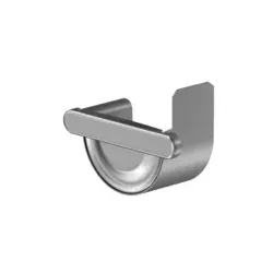 SAREI Endstück »Dachentwässerung«, halbrund, Aluminium - beige