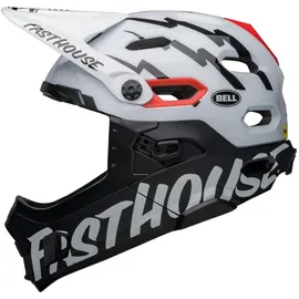 Bell Super DH Spherical 58-62 cm matt/gloss black/white flash