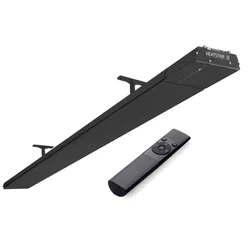 Heatstrip Design Dunkelstrahler: 3200 - mit Fernbedienung Schwarz