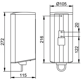 Keuco Plan Seifenspender 1000 ml Silber