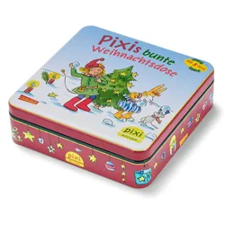 Tchibo - Bücherbox »Pixis bunte Weihnachtsdose«