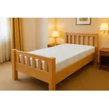 bv-vertrieb Massivholzbett Komfortbett Kernbuche 44cm Bettseitenhöhe Seniorenbett 100x200 #3320