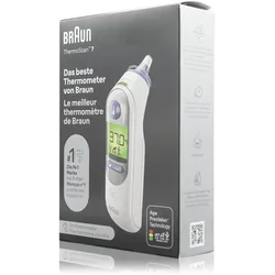 Braun ThermoScan 7 – Digitales Ohrthermometer für Babys, Kinder & Erwachsene – IRT6520WE (1 St.)