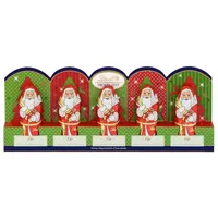 LINDT Schokolade, Lindt Mini Weihnachtsmänner mit Perforation Milch 50g 5er Pack