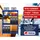 Proregal Reifenregal Tiger HxBxT 180 x 120 x 40 cm Bis Zu 12 Reifen auf 2 Ebene Und 2 Ablagen Blau