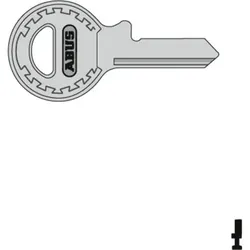 Schlüsselrohling, 65/15, 45/15, 84/15, rund, Messing neusilber