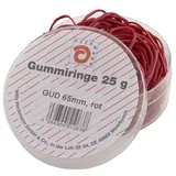 WIHEDÜ Gummiringe - Ø65 mm, Dose mit 25g, rot