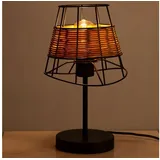 Nowa Nino Tischleuchte Schreibtischleuchte Nachttischlampe Kunststoff Stahl schwarz