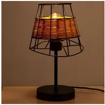Nowa Nino Tischleuchte Schreibtischleuchte Nachttischlampe Kunststoff Stahl schwarz