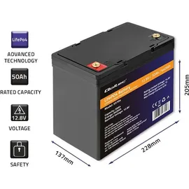 Qoltec LiFePO4 50Ah 12,8V