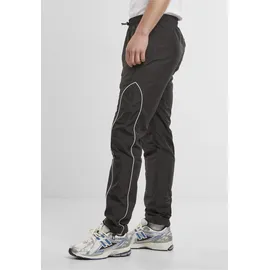 URBAN CLASSICS Piped Panel Trackpants - Schwarz