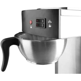 Lacor - 69272 - Elektrische Kaffeemaschine mit 2 Krügen 2100W 1.8litros - Grau