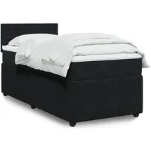 vidaXL Boxspringbett 100 x 200 cm Schwarz