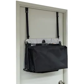 CARROMCO Basketballkorb Indoor Türspiel Schwarz/Orange 88 x 56 x 37 cm