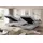 altdecor Ecksofa COMA U Cord 3-Sitzer Grau