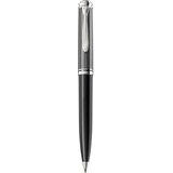 Pelikan Kugelschreiber Souverän K605 Stresemann, Schwarz-Anthrazit, hochwertiger Drehkugelschreiber im Geschenk-Etui, 813648