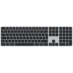 Apple Magic Keyboard schwarz mit Touch ID mit Ziffernblock schwarze Tasten