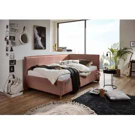 Meise Möbel meise.möbel Polsterbett Fun Stoff Rosa Rose