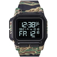 Nixon Herren Digital Quarz Uhr mit Polyurethan Armband A1180-2351-00