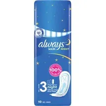 Always Maxi ProFresh Night Damenbinden 10 St.