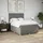 vidaXL Boxspringbett 140 x 200 cm Taupe