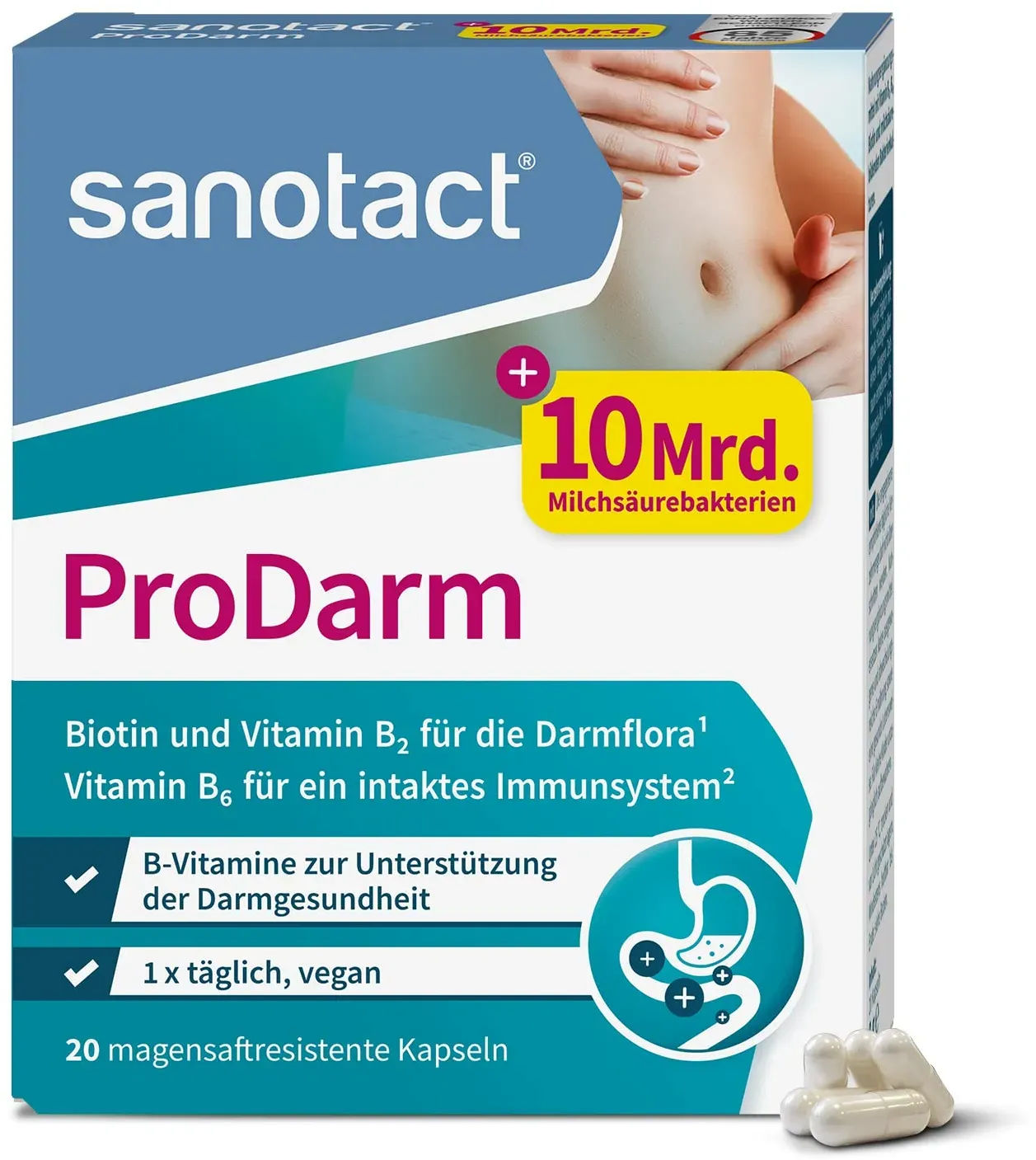 20 bakterienkulturen kapseln