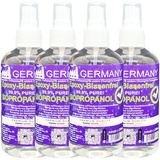 4x250ml Isopropanol 99,9% IPA Lösungsmittel Isopropylalkohol 2-Propanol Reiniger