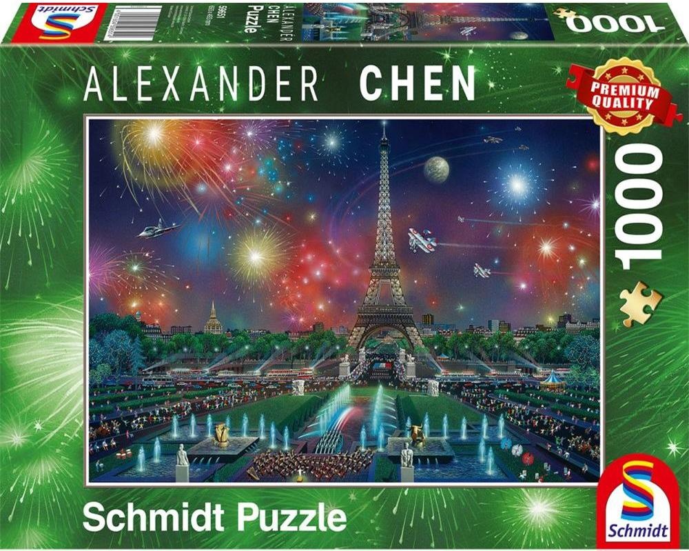 Schmidt Spiele Feuerwerk am Eiffelturm (1000 Teile)