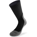 Lenz Trekking 5.0 Socken 2 Paar Schwarz/Grau 42-44