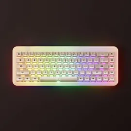 Akko YU01 Antique Jade Gaming-Tastatur, RGB - Hellbraun