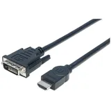 Manhattan 372510 Videokabel HDMI Stecker - DVI-D Stecker 3,0 m