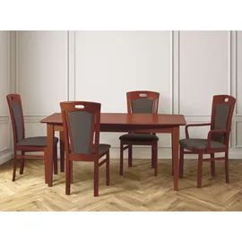Home Affaire Armlehnstuhl Feinstruktur braun