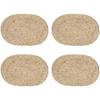 Zeller Platzset, (Set, 4 St.), abwischbar, oval, 30 cm