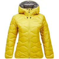 Peak Performance Steppjacke W Helium Down Hood Jacket mit sportivem Design gelb s