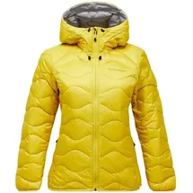 Peak Performance Steppjacke W Helium Down Hood Jacket mit sportivem Design gelb s