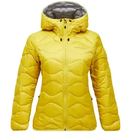 Peak Performance Steppjacke W Helium Down Hood Jacket mit sportivem Design gelb s
