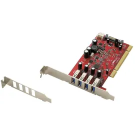 Renkforce 4 Port USB 3.2 Gen 1 Controllerkarte USB-A PCI