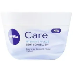 Nivea Care Intensiv Pflege Creme für Gesicht & Körper 200ML