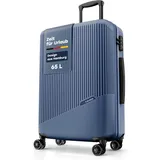 Travelite Bali 4-Rollen Cabin 67 cm / 65 l blau/kratzfest
