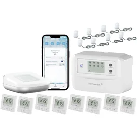 Homematic IP Starterset Fußbodenheizung für 8 Räume