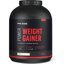 Body Attack Power Weight Gainer Vanilla Pulver 4750 g