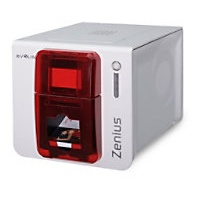 Evolis Zenius ZN1H0000RS Farb Thermal Kartendrucker CR80 Weiß
