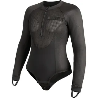 Pando Moto Bia Mesh Damen Langarm Protektorenshirt, schwarz, Größe L